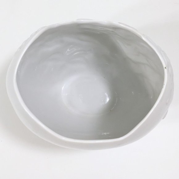 Vintage FTD 1993 Embossed Mother Child Hands White Pink Ceramic Planter Vase - Picture 3 of 8